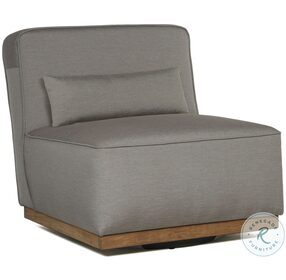 Carbonia Pallazo Taupe Fabric Outdoor Swivel Lounge Chair
