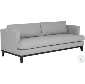 Kaius Limelight Silver Fabric Sofa