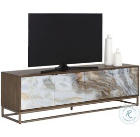 Fuentes Brown TV Stand
