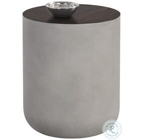 Diaz Gray And Brown End Table