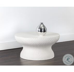 Cara White Occasional Table Set