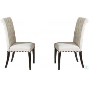 Phelps Cream Upholstered Side Chair Set of 2