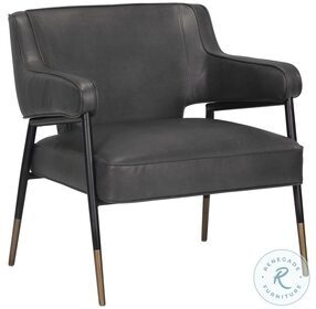 Derome Bravo Portabella Faux Leather Lounge Chair