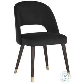 Abbington Black Fabric Monae Dining Chair