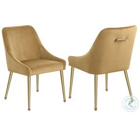 Mayette Cognac Dining Side Chair Set of 2