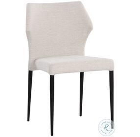 James City Beige Stackable Dining Chair Set of 2