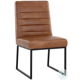 Spyros Tobacco Tan Dining Chair Set of 2