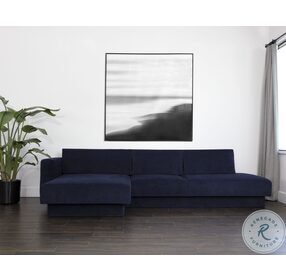 Tecoma Danny Navy LAF Chaise Sectional