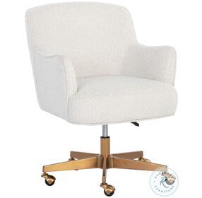 Karina Copenhagen White Adjustable Office Chair