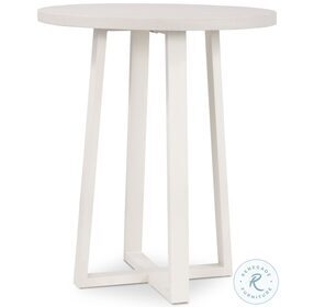 Cyrus Natural White and Natural Sand Outdoor Counter Height Dining Table