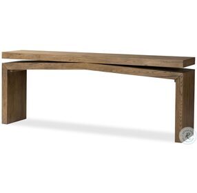 Matthes Rustic Grey Console Table