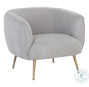 Amara Soho Gray Lounge Chair