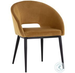 Thatcher Gold Sky Dining Arm Chair