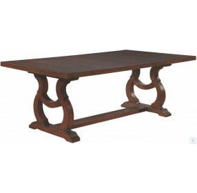 Brockway Antique Java Extendable Dining Table