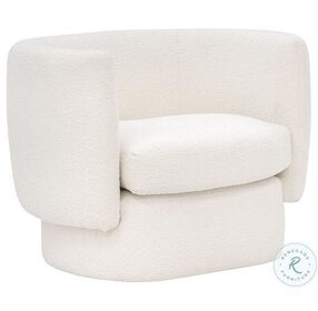 Valence Maya White Arm Chair