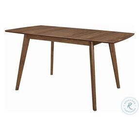 Alfredo Natural Walnut Extendable Dining Table