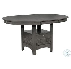 Lavon Medium Grey Extendable Dining Table