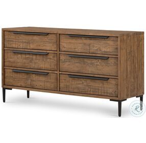 Wyeth Rustic Sandalwood 6 Drawer Dresser