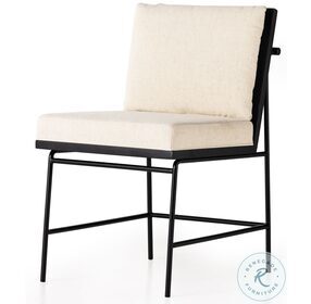 Crete Savile and Cream Flax Dining Chair