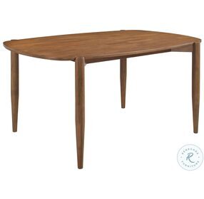Dortch Walnut Solid Wood Oval Dining Table