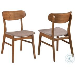 Dortch Brown Side Chair Set of 2