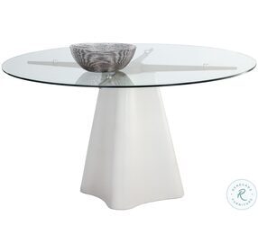 Moda White 55" Dining Table