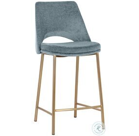 Radella Bergen French Blue Counter Height Stool