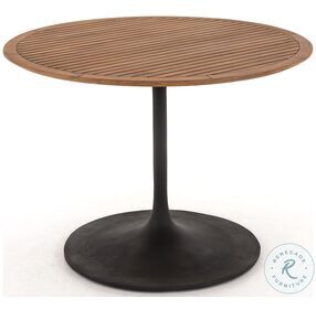Reina Bronze And Natural Outdoor Bistro Table