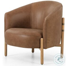 Enfield Palermo Cognac Leather Chair