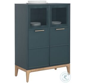 Rivero Teal And Light Wash Highboard