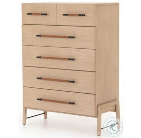 Rosedale Yucca Oak 6 Drawer Tall Chest