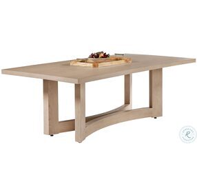 Arezza Light Brown 90" Dining Table