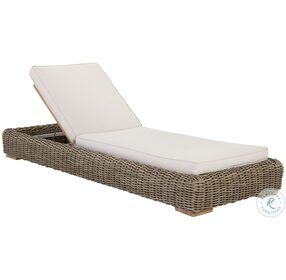 Potenza Palazzo Cream Outdoor Lounger Chaise