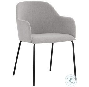 Mina Warm Grey Hensley Arm Chair