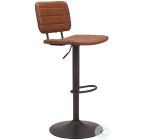 Holden Vintage Brown Adjustable Bar Chair