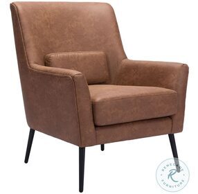 Ontario Vintage Brown Accent Chair