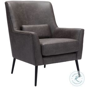 Ontario Vintage Black Accent Chair