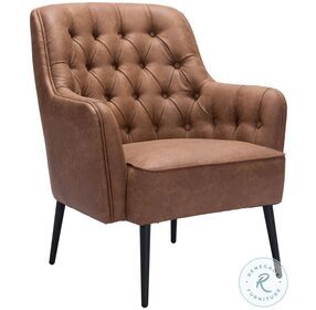 Tasmania Vintage Brown Accent Chair