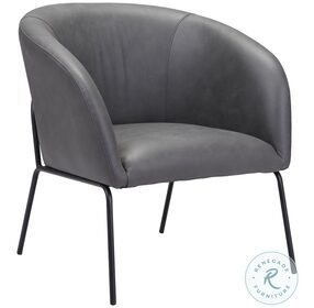 Quinten Vintage Gray Accent Chair
