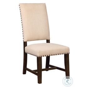 Townsend Beige Upholstered Parson Chair Set of 2