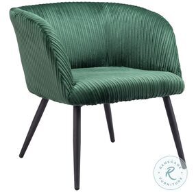 Papillion Green Accent Chair
