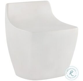 Ledger White Outdoor Dining Chair