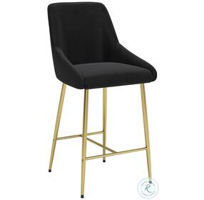 Madelaine Black Counter Height Chair