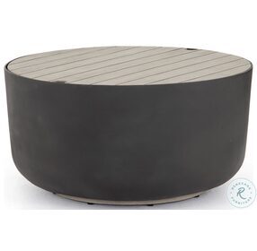 Selah Bronze Weathered Grey Outdoor Small Coffee Table