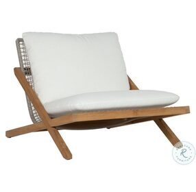 Bari Stinson White Outdoor Lounge Chair