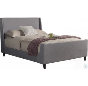 Amber Linen Upholstered Queen Upholstered Panel Bed