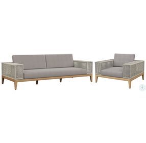 Salerno Palazzo Taupe Outdoor Living Room Set