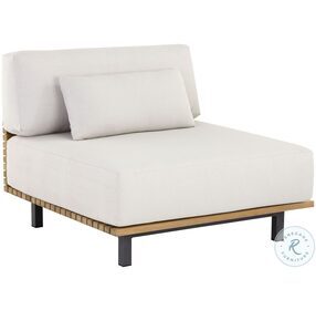 Geneve Modular Palazzo Cream Armless Chair