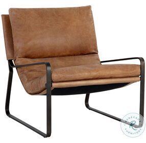 Zancor Tan Lounge Chair