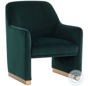 Jaime Meg Dark Emerald Lounge Chair